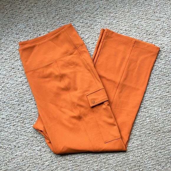 ✨ ATHLETA ✨ Orange DELANCEY Straight Cargo Pant Size 2X - Picture 10 of 16